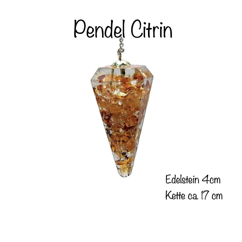 Orgonitpendel Citrin